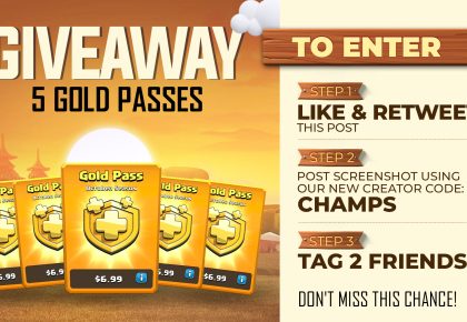 5x GOLD PASS GIVEAWAY!